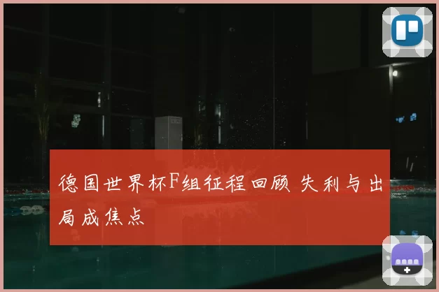 德国世界杯F组征程回顾 失利与出局成焦点