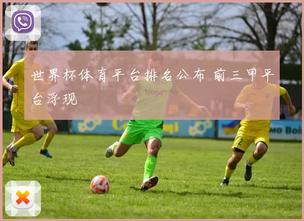 世界杯体育平台排名公布 前三甲平台浮现