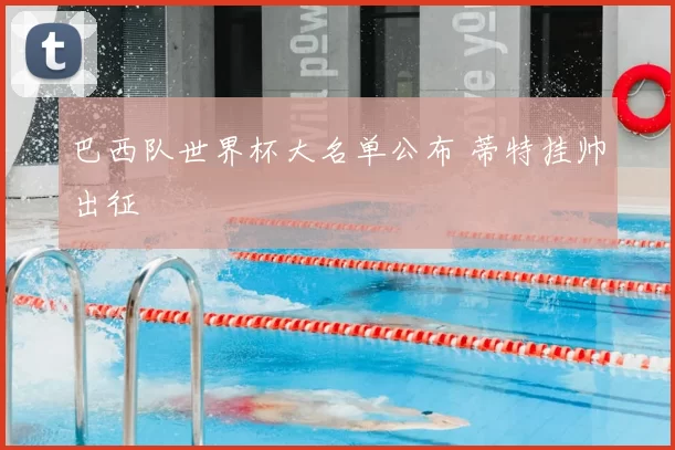 巴西队世界杯大名单公布 蒂特挂帅出征